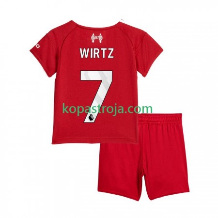 Billiga Fotbollströjor Liverpool Florian Wirtz 7 Barn Hemma tröja 2025/26 Kortärmad